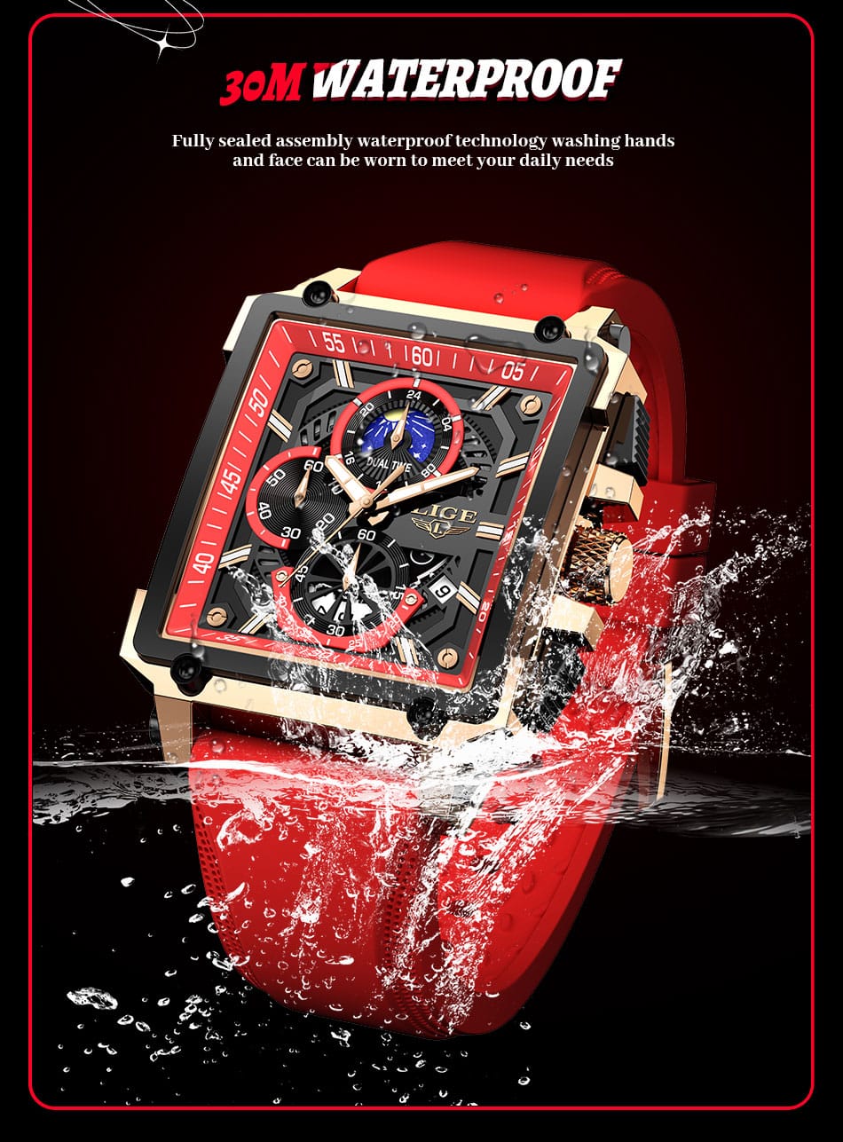 🟥🔥 RELOJ LIGE RED MACHINE – ESTILO QUE ROMPE LAS REGLAS 🔥🟥
