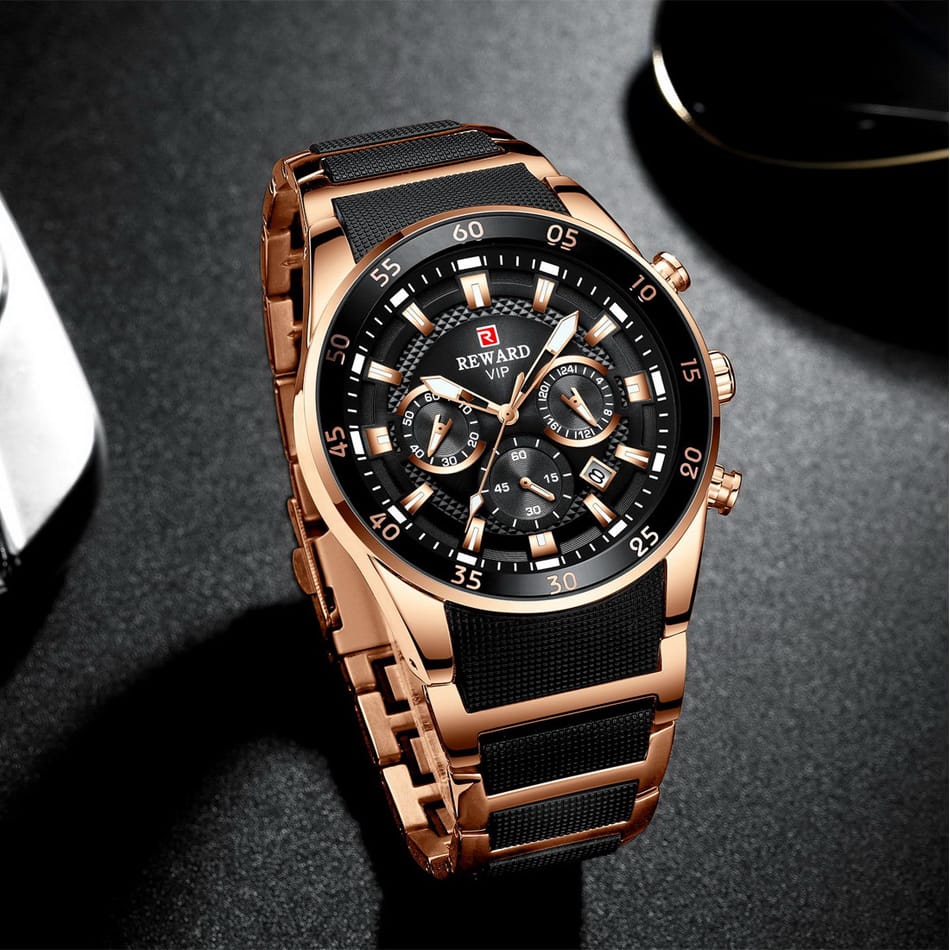 ⌚ REWARD VIP GOLD — El reloj del hombre que impone presencia