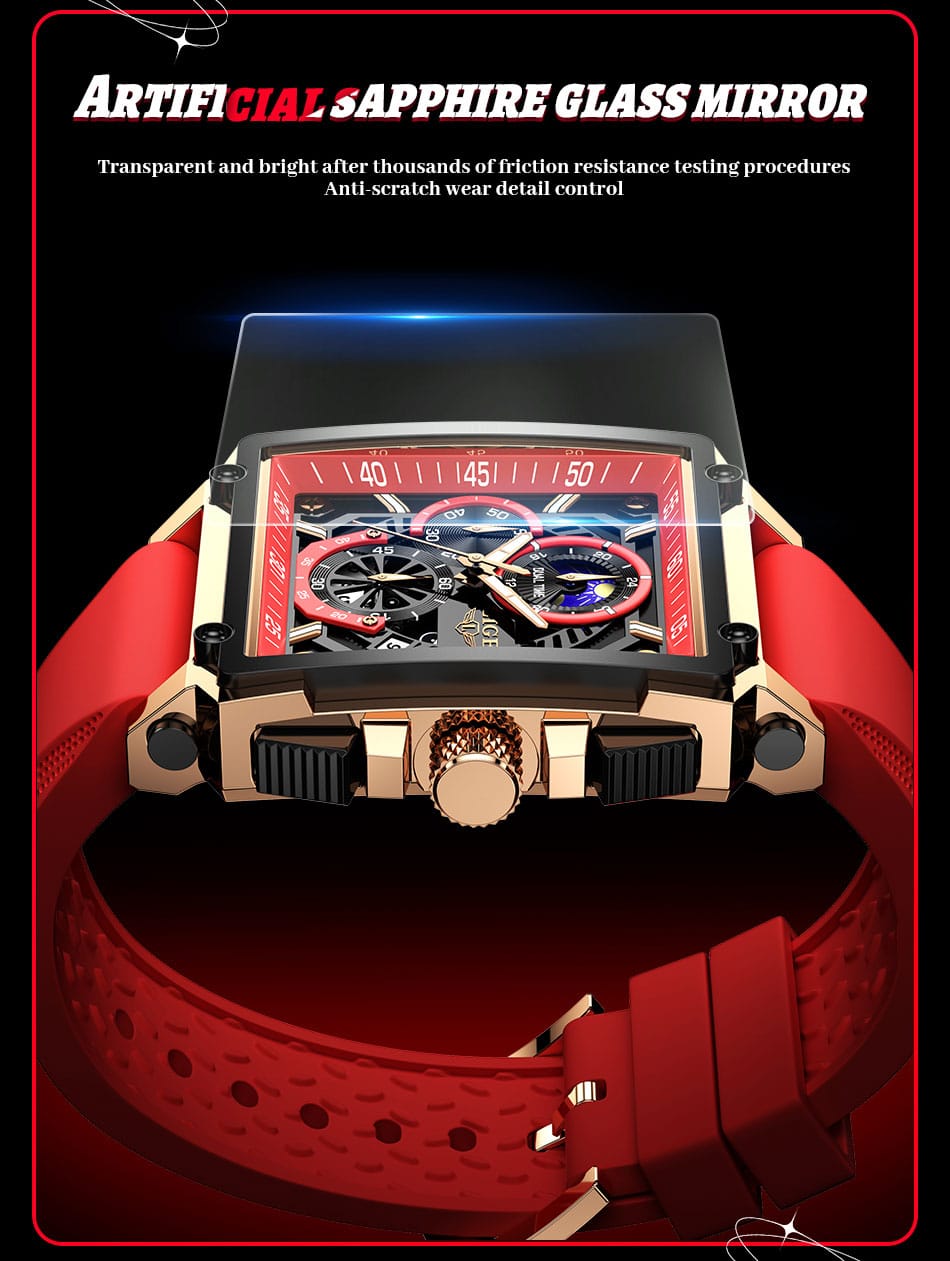 🟥🔥 RELOJ LIGE RED MACHINE – ESTILO QUE ROMPE LAS REGLAS 🔥🟥