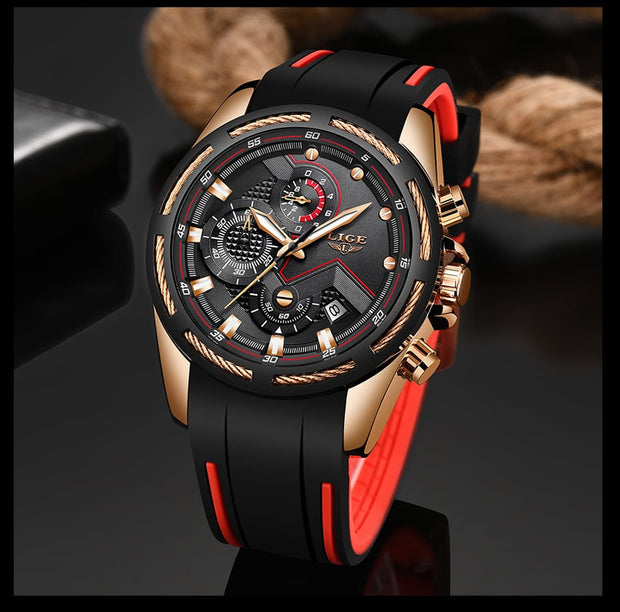 🎯 “LIGE Titan Force – El Reloj Indestructible que Marca Tu Poder”
