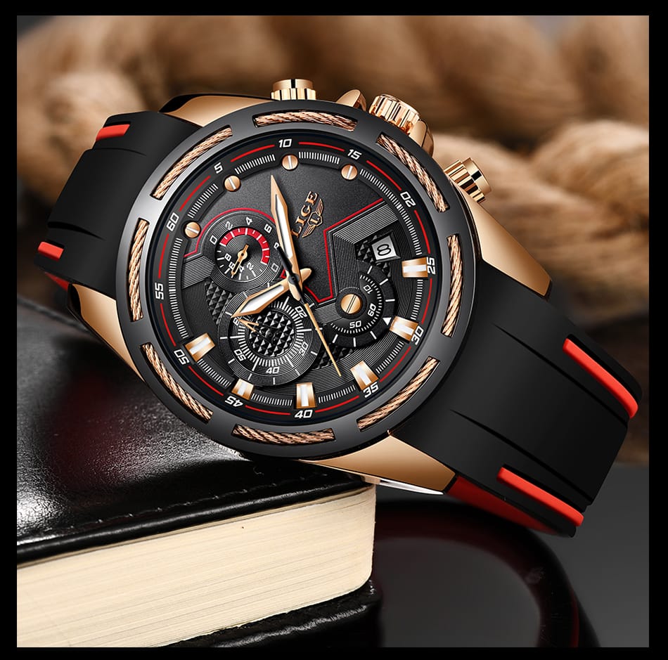 🎯 “LIGE Titan Force – El Reloj Indestructible que Marca Tu Poder”