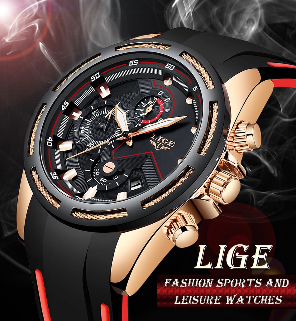 🎯 “LIGE Titan Force – El Reloj Indestructible que Marca Tu Poder”