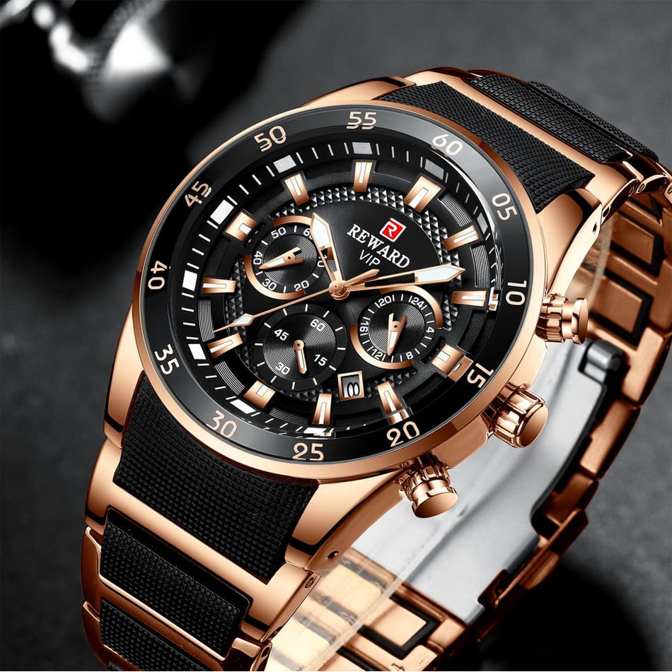 ⌚ REWARD VIP GOLD — El reloj del hombre que impone presencia