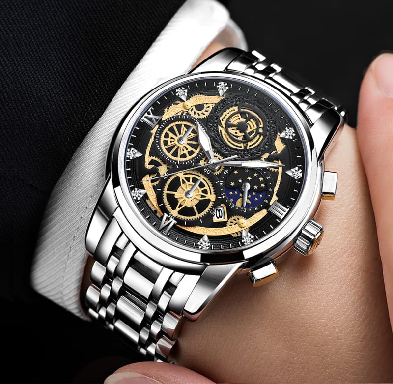 💎 RELOJ “IMPERIO ETERNO” – El lujo que nunca se detiene