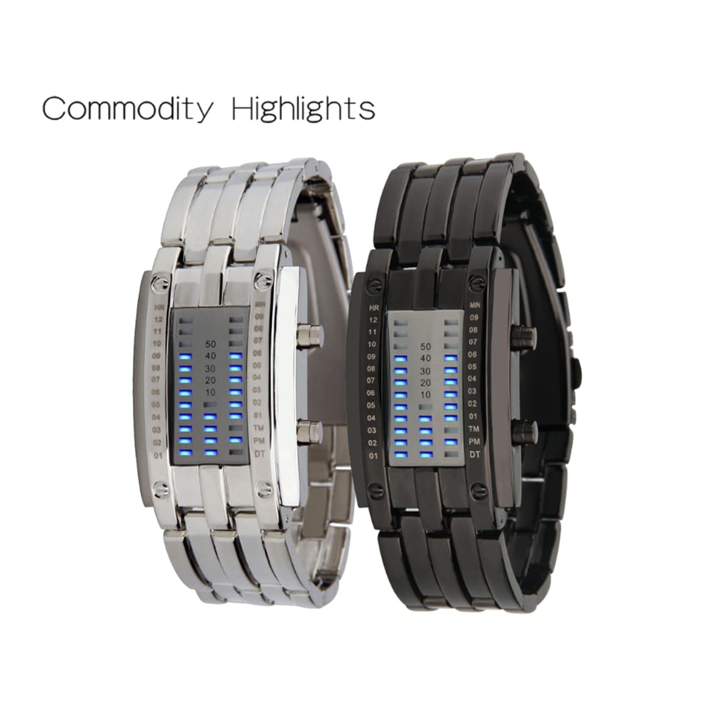 RELOJ BINARIO LED “FUTURE TIME X”