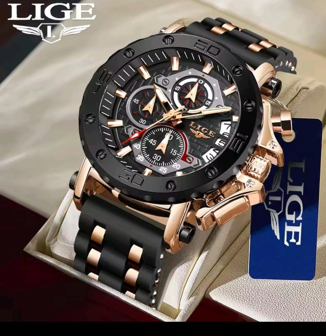 LIGE TITAN GOLD POWER CHRONO – “El Reloj de los que MANDAN” 🔥