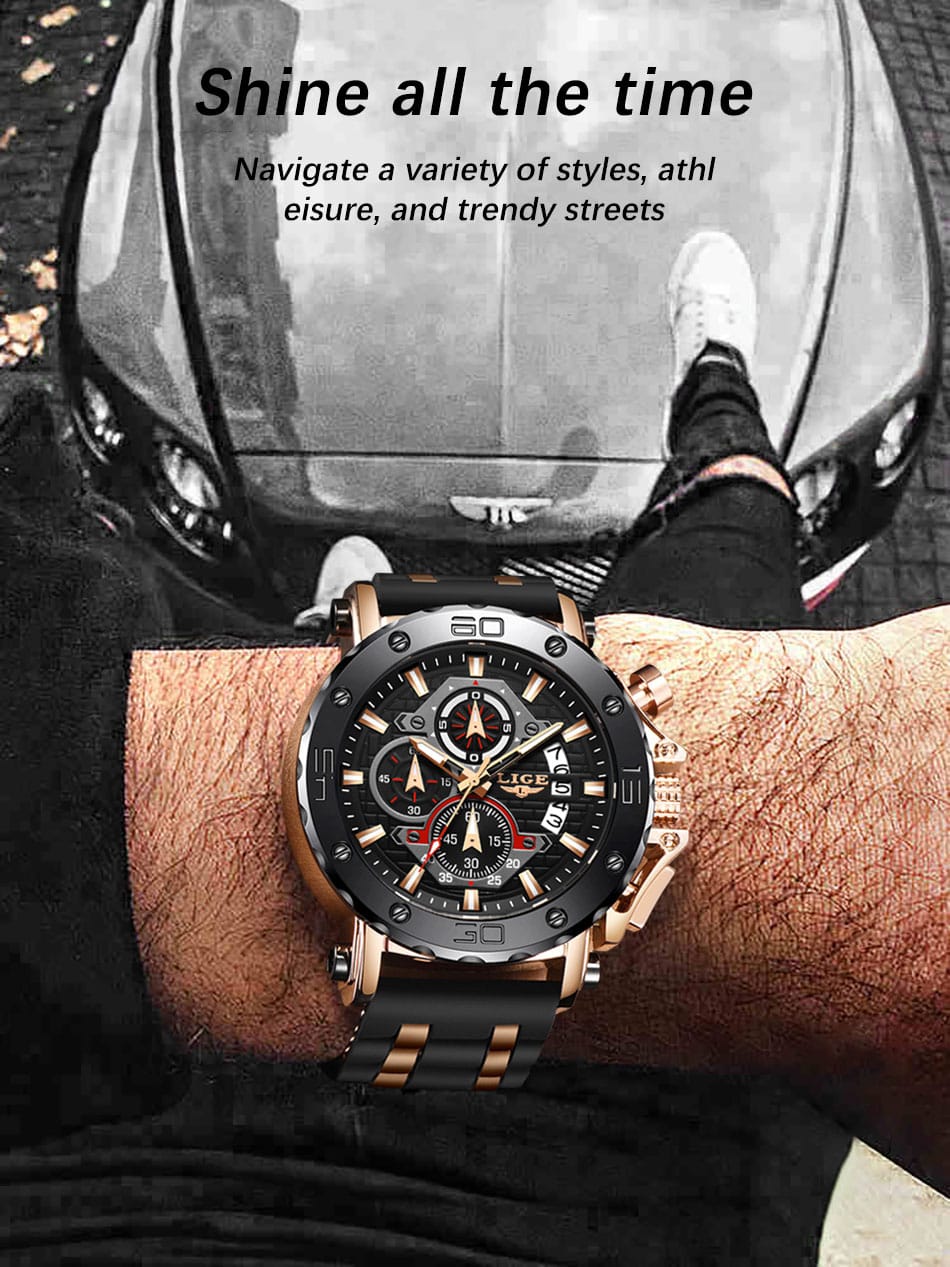 LIGE TITAN GOLD POWER CHRONO – “El Reloj de los que MANDAN” 🔥