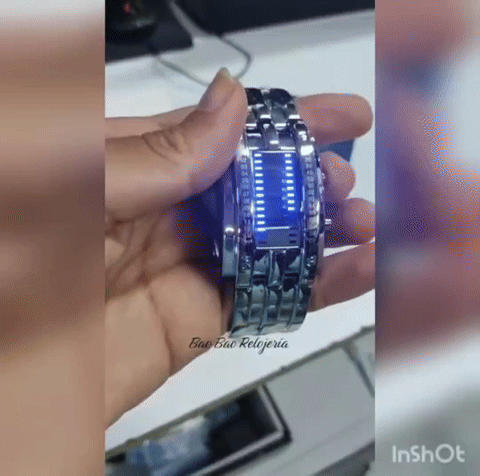 RELOJ BINARIO LED “FUTURE TIME X”